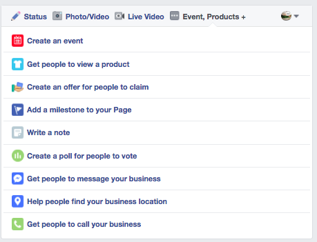 Create first post FB Page - School Of Marketing